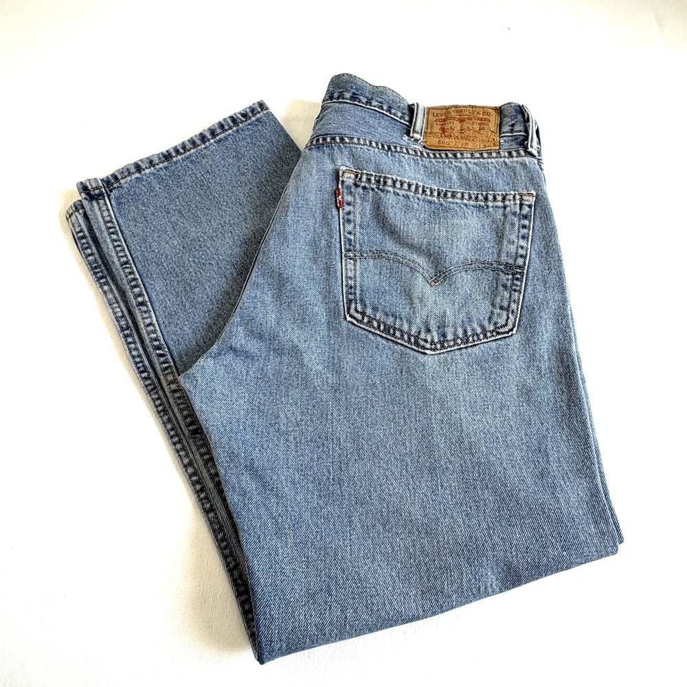 Levis 505 Regular Fit Straight Leg Jeans Mens 38x29(28) Denim 00505-4891 (2012)